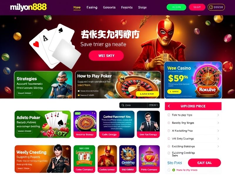 Welcome to Milyon888, the ultimate destination for online casino enthusiasts. Discover exclusive bonuses, expert guides, and real-money gaming opportunities at milyon888.com.